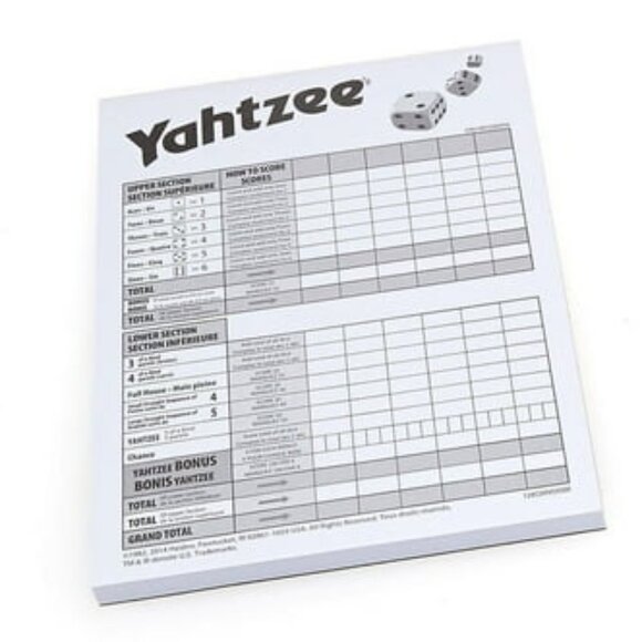 Yahtzee Classic Dice Bilingual Edition New Sealed Hasbro Game - Picture 6 of 14